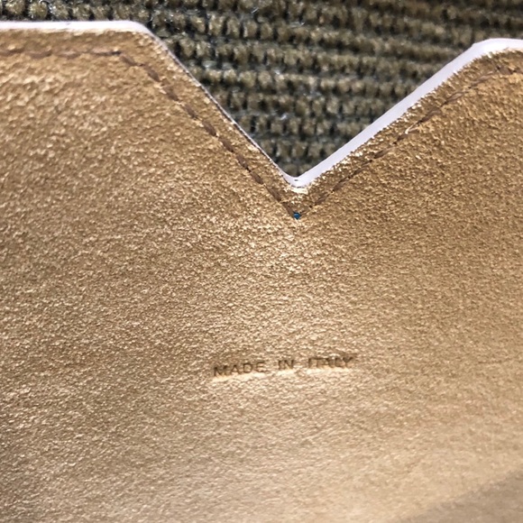 Auth Proenza Schouler Blue Green Leather Case EUC - Picture 12 of 13